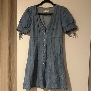 Madewell Light Blue Denim Dress